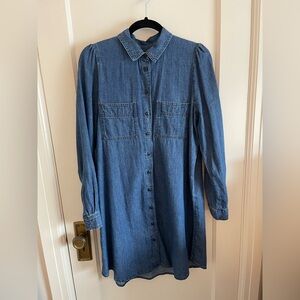 Madewell Long Sleeve Denim Dress